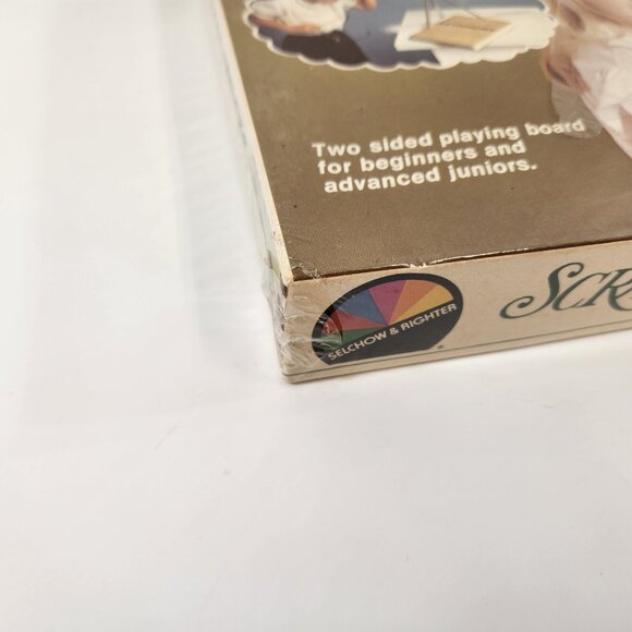 1982 Scrabble For Juniors Board Game Edition 5 Cheftain Selchow Vtg SEALED - Picture 3 of 10